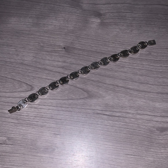 925 silver made in Mexico bracelet, with multi colored stones - Picture 4 of 9